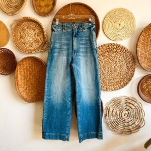 Mother High Waist Wide Leg Jeans size 25